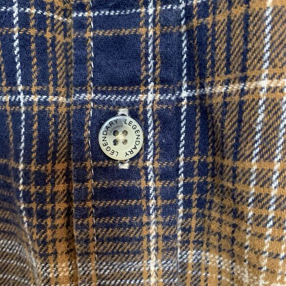 Legendary Whitetails Men’s 4XT Flannel Brown Cotton Long Sleeve Pockets Dad - Picture 9 of 10